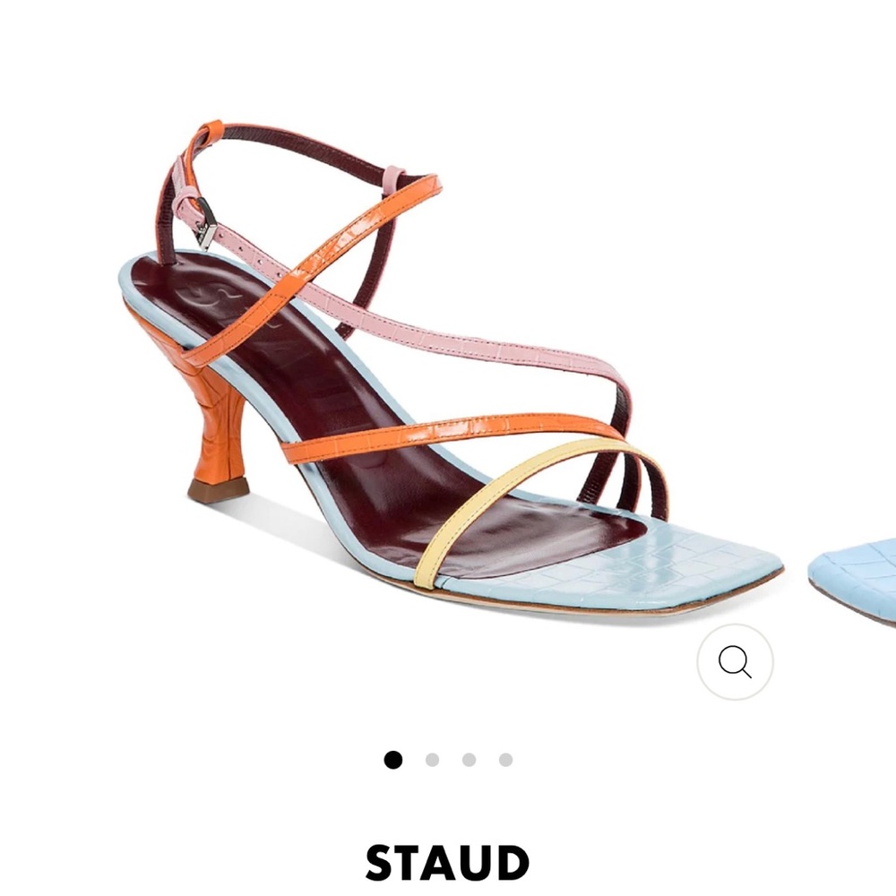 NWT Staud Gita Sandal, Multicolor, EU Size 38.5